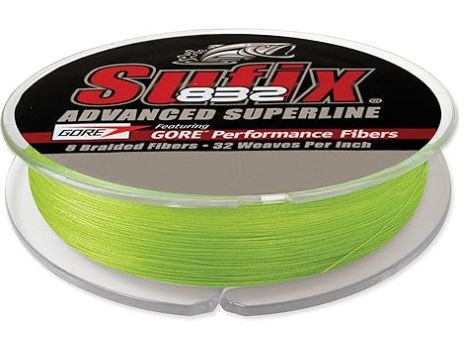 Sufix 832 Advanced Superline 20 lb 150 yds Neon Lime