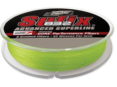 Sufix 832 Advanced Superline 20 lb 150 yds Neon Lime