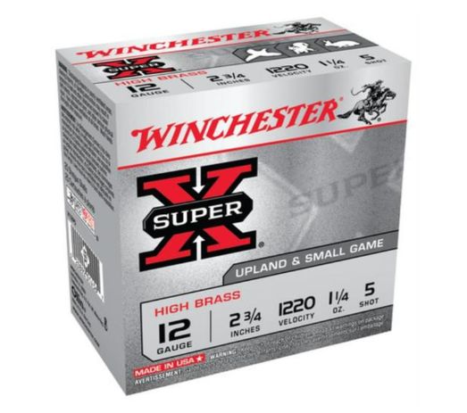 Super X Upland &amp; small game 12g 2 3/4&quot; 1220 FPS 1 1/4oz 5 Shot