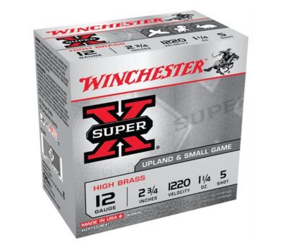 Super X Upland &amp; small game 12g 2 3/4&quot; 1220 FPS 1 1/4oz 5 Shot