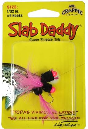 Team Crappie Slab Caller Jigs Pink Pearl 1/16 oz.