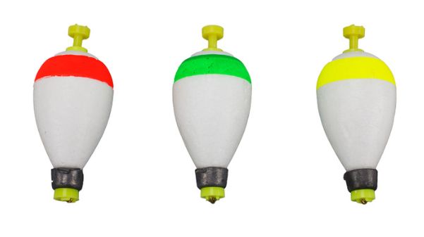 Thill Foam Pear Float - Snap On 1.25&quot; 3Ct