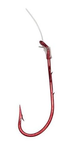 Tru-Turn 303G Blood Red Snelled Hooks Size 2