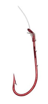 Tru-Turn 303G Blood Red Snelled Hooks Size 2