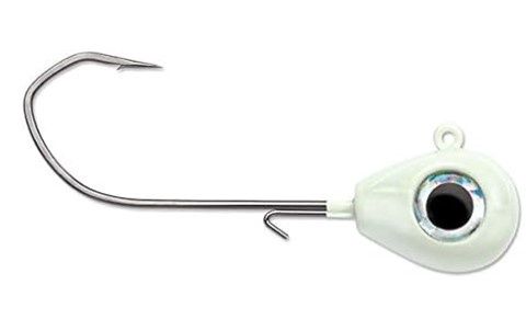 VMC Sleek Jig Heads 3/8oz 4Ct Glow