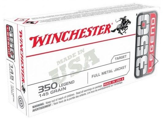 Winchester 350 Legend 145 Gr FMJ 20 Ct