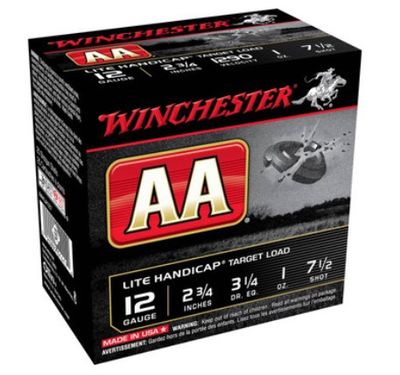 Winchester AA 12 Gauge 2 3/4&quot; 3 1/4 1oz 7 1/2 Shot