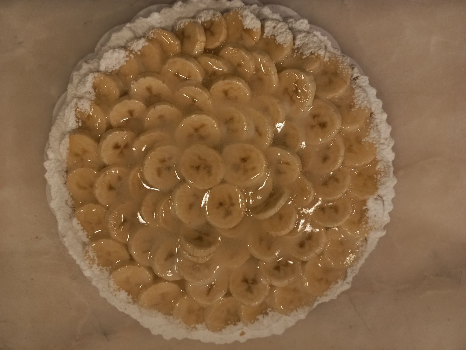 Banaantaart koekjesdeeg