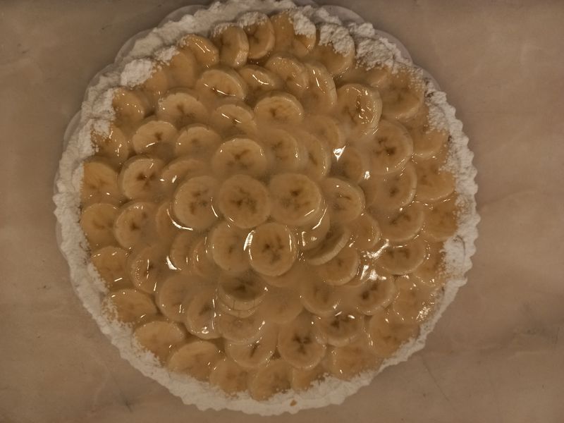 Banaantaart koekjesdeeg