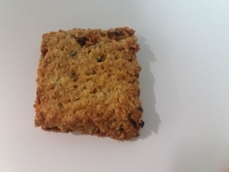 Havermoutkoek rode vruchten