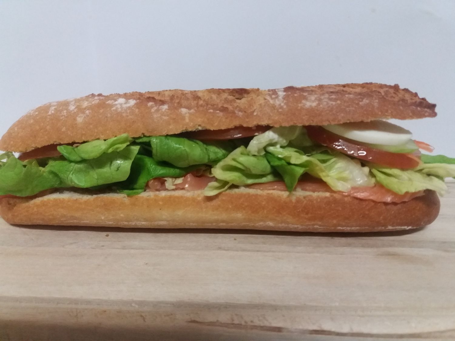 Broodje gerookte zalm