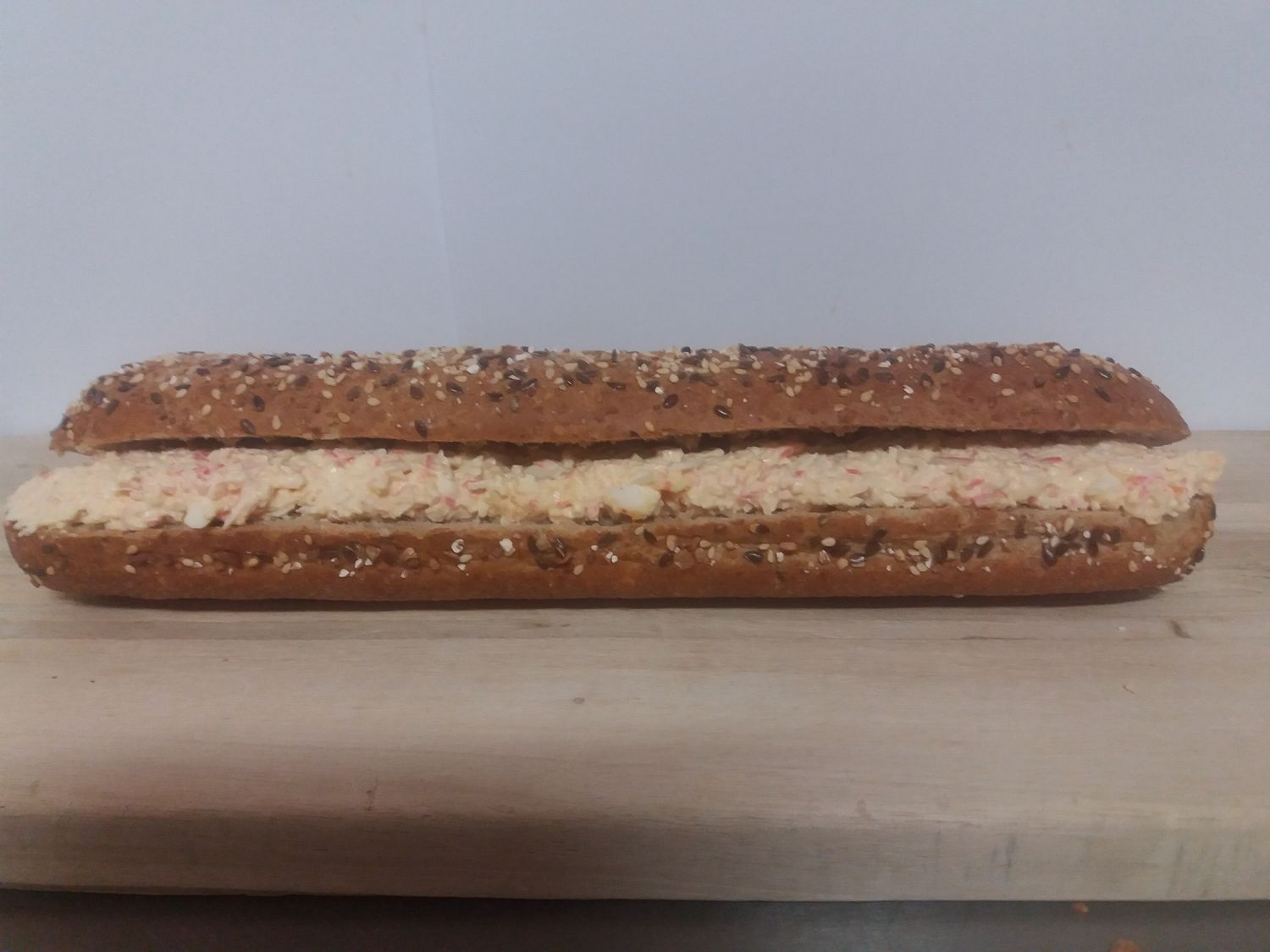 Broodje krabsalade