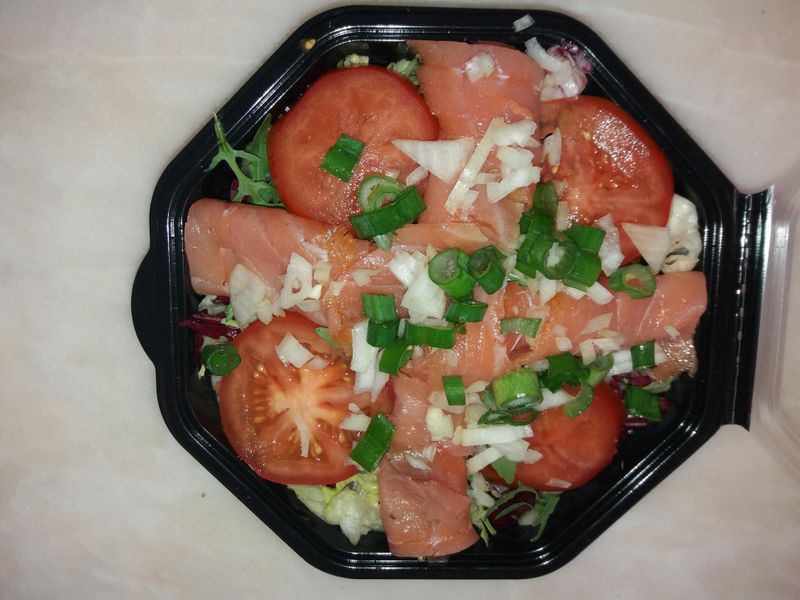 Salade verse zalm