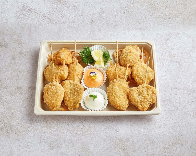 Snapper Fry Kushi with Japanese Mayo