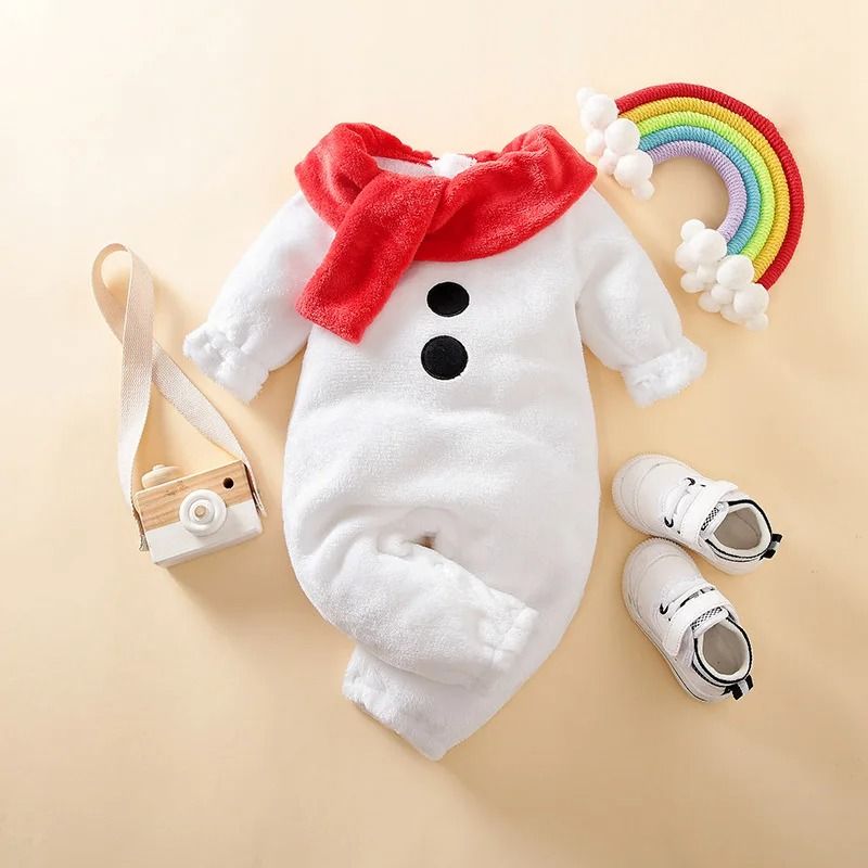 Snowman newborn outfit - perfect Christmas onesie for holidays