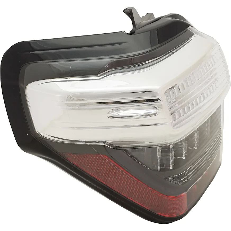 Tail Light, Rear Driver Side, Toyota 4Runner [Multiple Models],(6 Cyl 4.0 L), 2014-2024, (Halogen Without Bulbs), CAPA Certified