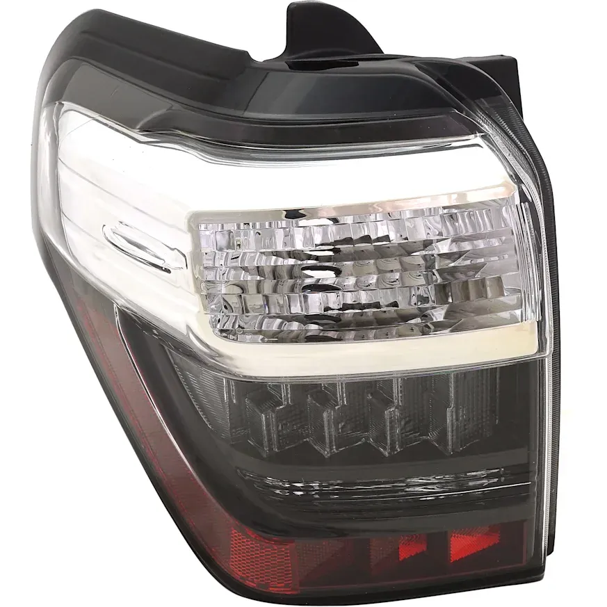 Tail Light, Rear Driver Side, Toyota 4Runner [Multiple Models],(6 Cyl 4.0 L), 2014-2024, (Halogen Without Bulbs), CAPA Certified