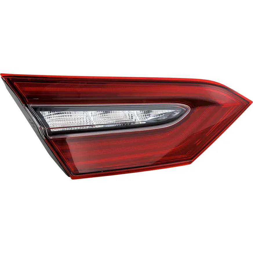 Tail Light, Rear Driver Side Inner, Toyota Camry [XLE/Hybrid XSE/Hybrid XLE/XSE], (6 Cyl 3.5 L/4 Cyl 2.5 L), 2021-2024, (LED With Bulbs Luggage Lid Mount), CAPA Certified