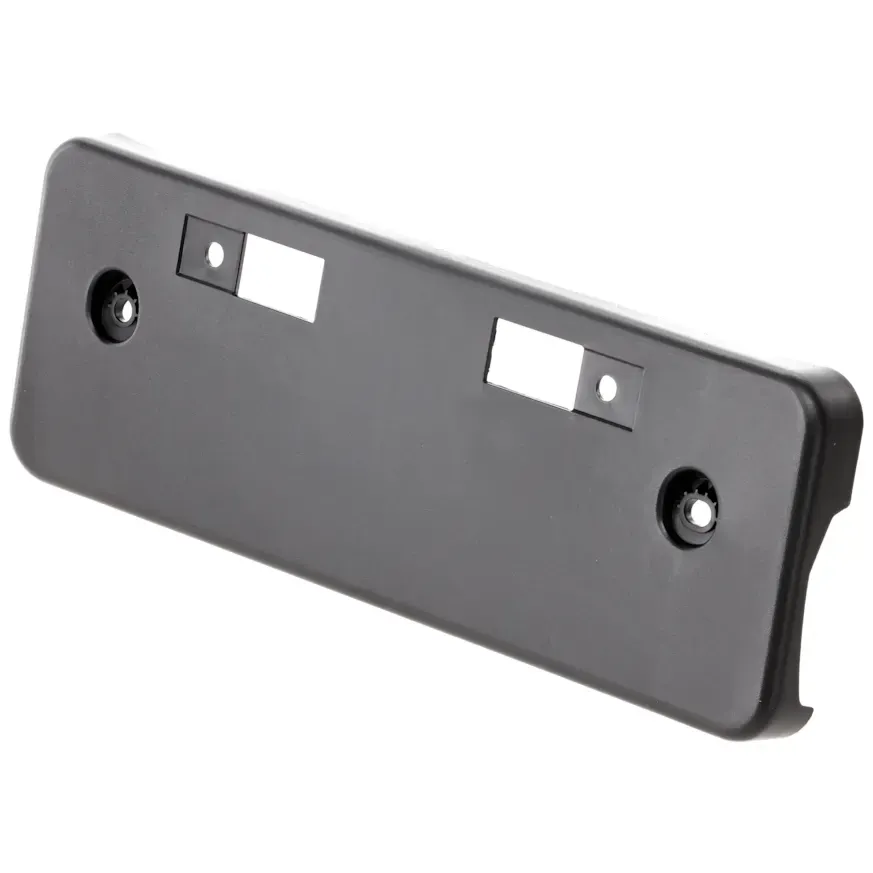 Front License Plate Bracket, NISSAN(DATSUN) MURANO 2025, (4 Cyl 2.0L Turbo), [SV / Platinum / SL], Plastic, Black