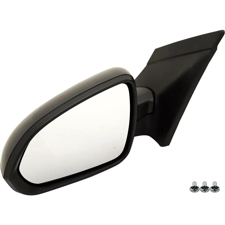 Side Mirror, Front, Driver Side, Hyundai Accent, 2018-2022, [SEL/SE/Limited/LE/GLS/GL/Essential/Preferred/Ultimate], (4 Cyl 1.6 L), Paintable, Power Adjust, Manual Folding, Non-Heated