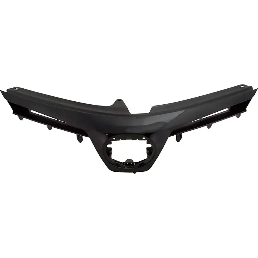 Grille Assembly, Toyota Corolla, Corolla Hatchback, 2019–2023, [4 Cyl 1.8L/4 Cyl 2.0L], Painted Black, Plastic, CAPA certified