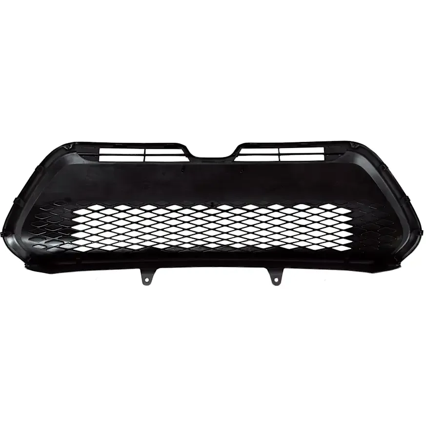 Front Bumper Grille, Black, Toyota Corolla Sedan 2017–2019, [SE / XSE / 50th Anniversary Edition], [All Engines], Black, Plastic, CAPA Certified