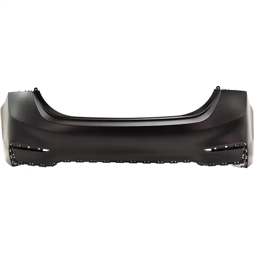 Bumper Cover, Rear, Hyundai Accent, 2018-2022, [LE/GL/GLS/Limited/SEL/SE/Essential/Preferred/Ultimate], (All Engines), Primed, CAPA Certified