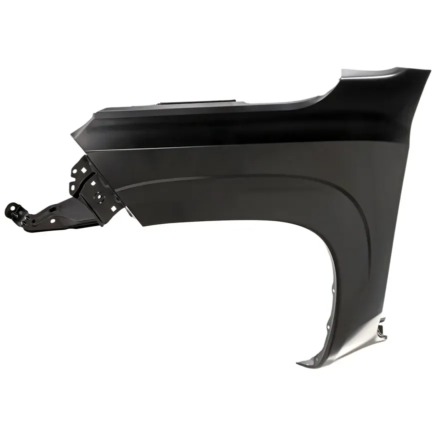 Fender, Front, Driver Side [LH], Nissan Frontier, 2022-2025, [S / SV Models], [6 Cyl 3.8L], For Models Without Wheel Molding Hole, Steel, Primed, CAPA Certified