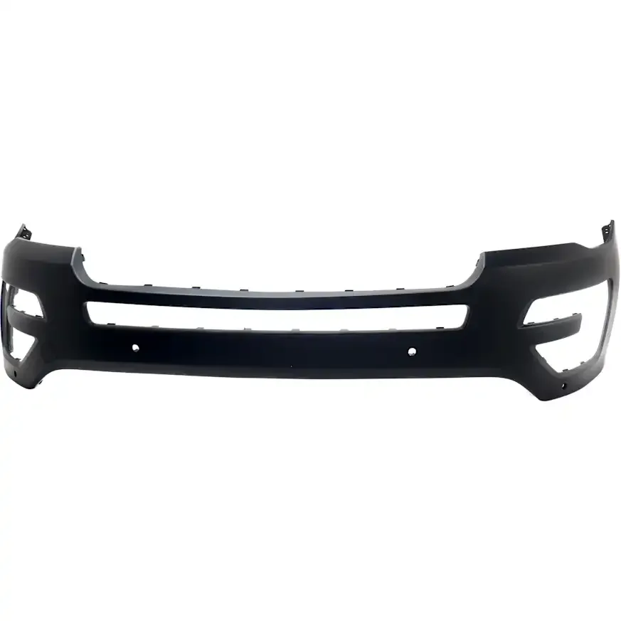 Front Bumper Cover, Ford Explorer, 2016-2017, [With Tow Hook Holes / With Parking Aid Sensor Holes / With License Plate Provision / Without Front View Cameras and Active Park Assist System], Primed