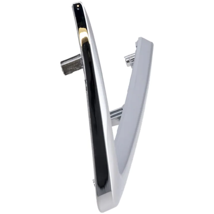 Grille Trim, Outer, Driver Side [LH], Toyota Yaris SD, Yaris iA / Scion, 2016–2020, (4 Cyl 1.5 L), [Base/Premium/L/LE/XLE], Chrome, CAPA Certified