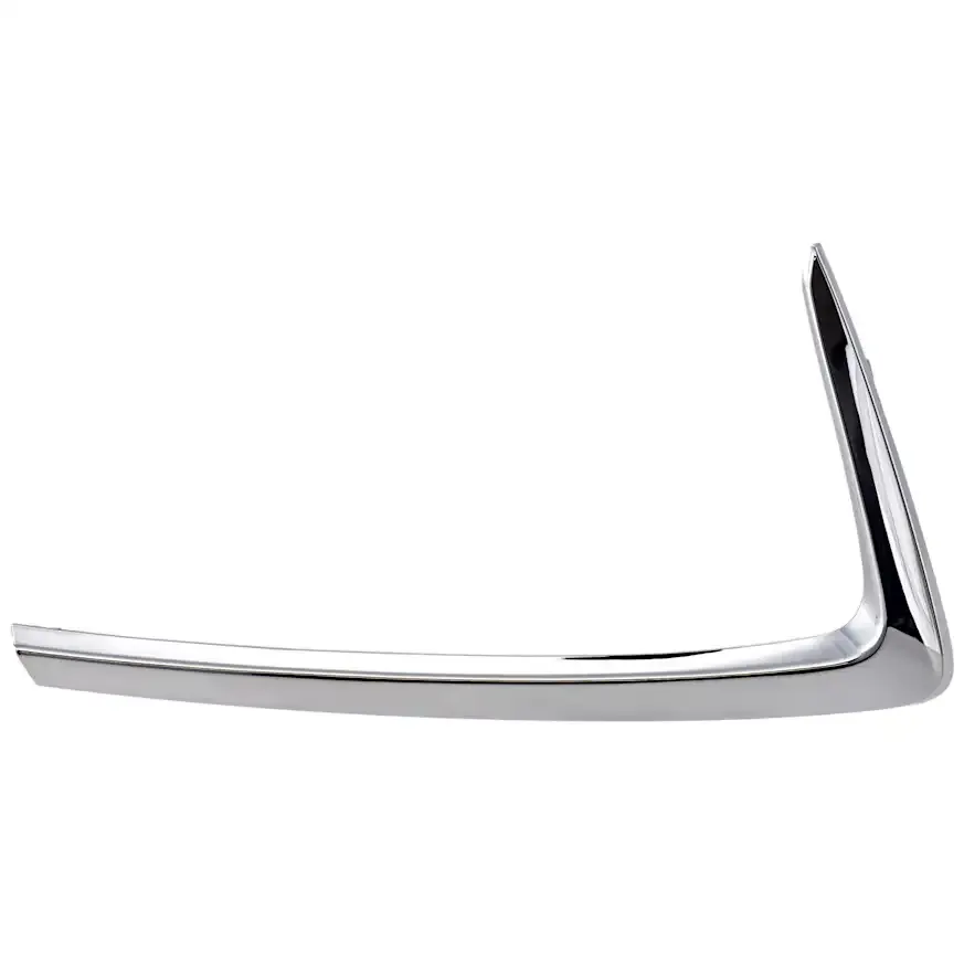 Grille Trim / Molding, Outer, Passenger Side [RH], Toyota Yaris, Scion iA, 2016 – 2020, (4 Cyl 1.5 L), [Base/Premium/L/LE/XLE], ABS Plastic, Chrome, CAPA Certified