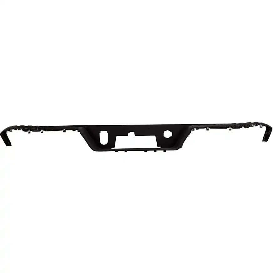 Rear, Bumper Step Pad, Center, Chevrolet Silverado / GMC Sierra 1500/2500HD/3500HD 2019-2025 [All  Submodels],  (All Engines),  Black, CAPA Certified