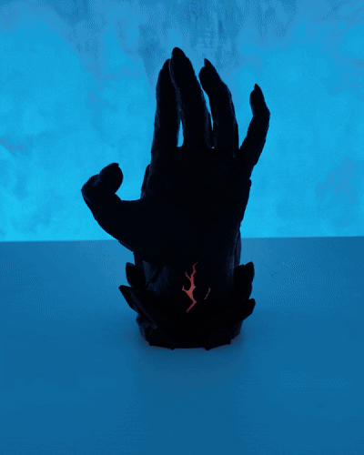 🔥 Light Fracture Controller Holder – Volcanic Demon Hand Display compatible with PS5, Xbox, Switch 3D Printed Gaming Stand 🎮unpainted