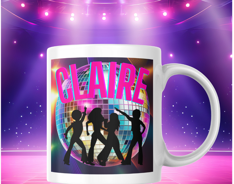disco fever Personalised mug