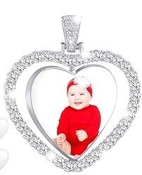 Rhinestone Heart Pendant