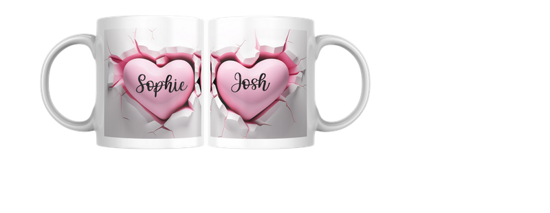 Personalised mug of love