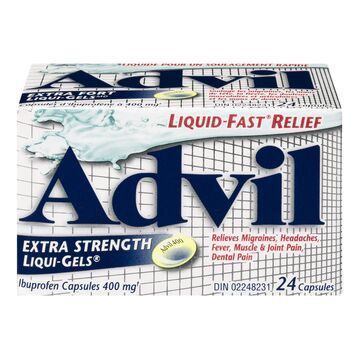 ADVIL LIQ-GELS 400MG XS 24'S