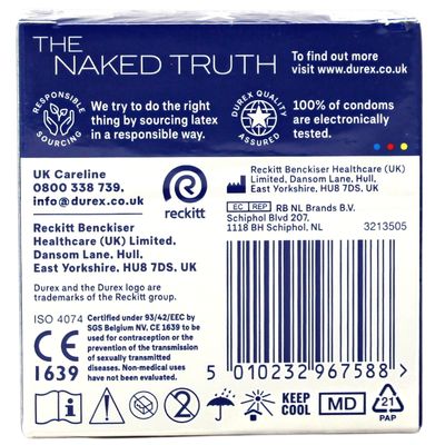 DUREX 3CT ORIGINAL EXTRA SAFE/24X6