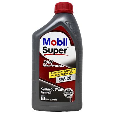 MOBIL 5000 SUPER MOTOR OIL 5W-20/6