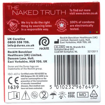 DUREX 3CT THIN FEEL/24X6