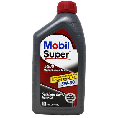MOBIL 5000 SUPER MOTOR OIL 5W-30/6
