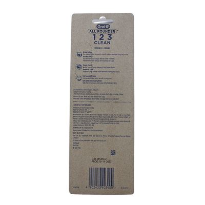 ORAL-B T/B MEDIUM 3PK X 12 ALL ROUNDER/8