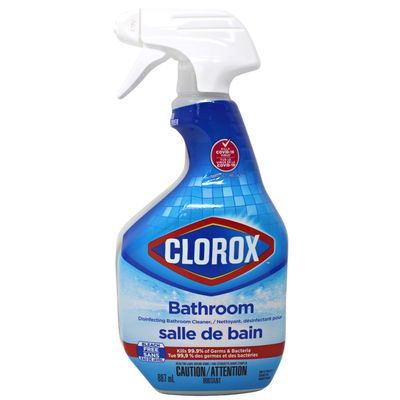 CLOROX SPRAY 887ML BATHROOM CLEANER /9