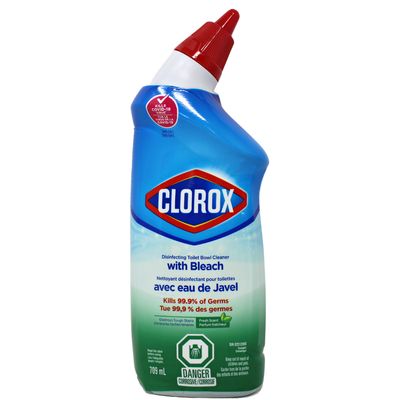 CLOROX TOILET BOWL CLEANER W/ BLEACH 709ML