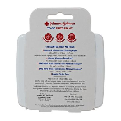 J&amp;J FIRST-AID TO-GO! 12CT MINI/48