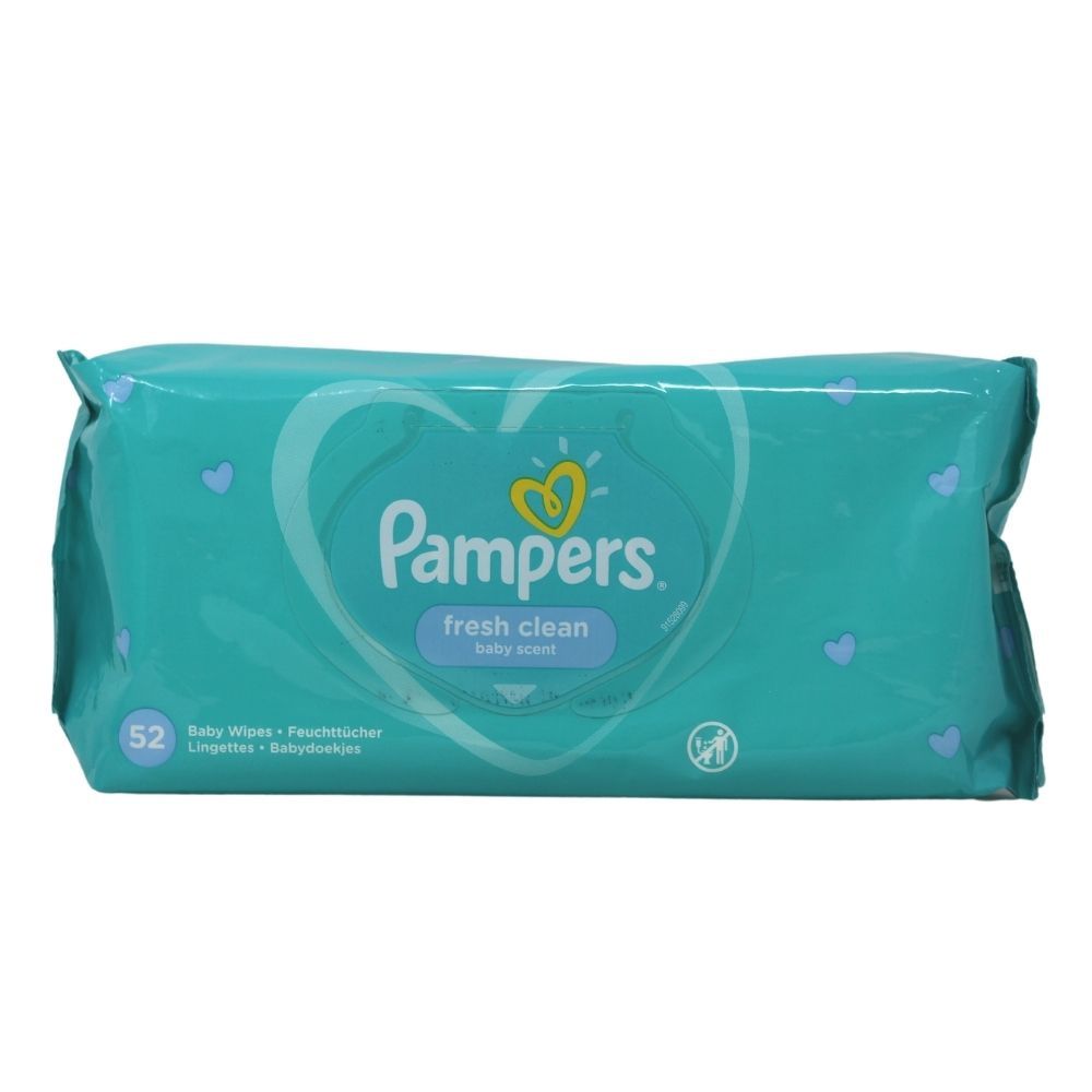 PAMPERS WIPES 12X52CT FRESH CLEAN/1