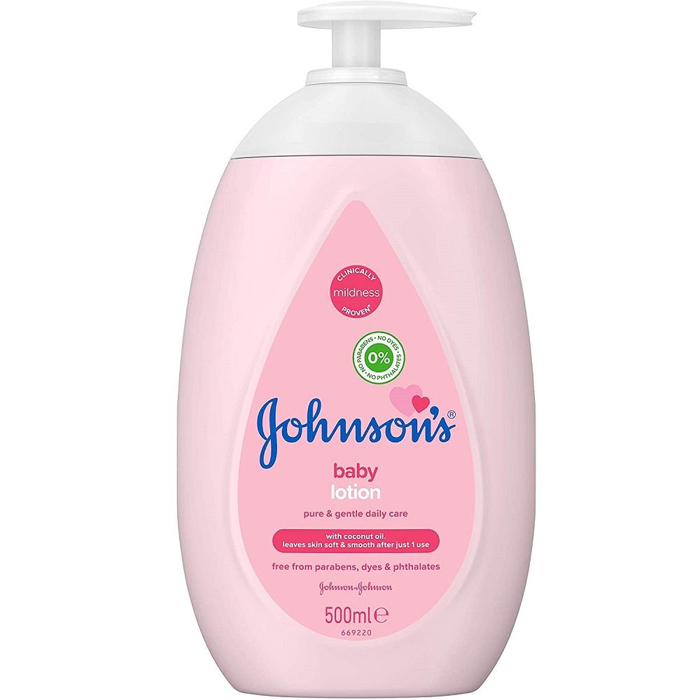 JOHNSONS BABY LOTION 500ML PUMP COCONUT/12