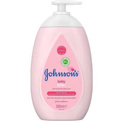 JOHNSONS BABY LOTION 500ML PUMP COCONUT/12