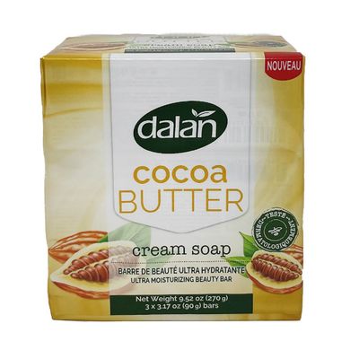DALAN BAR SOAP 3CT X 90G COCOA BUTTER/24