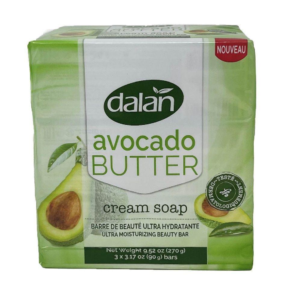 DALAN BAR SOAP 3CT X 90G AVOCADO BUTTER/24